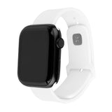 Fixed Apple Watch (42/44/SE/45/46/49mm) Sporty Silicone Strap Set - White