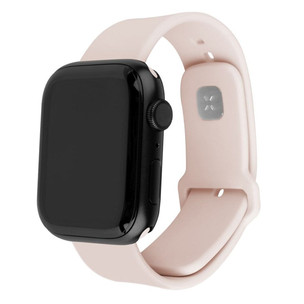 Fixed Apple Watch (38/40/SE/41/42mm) Sporty Silicone Strap Set - Pink