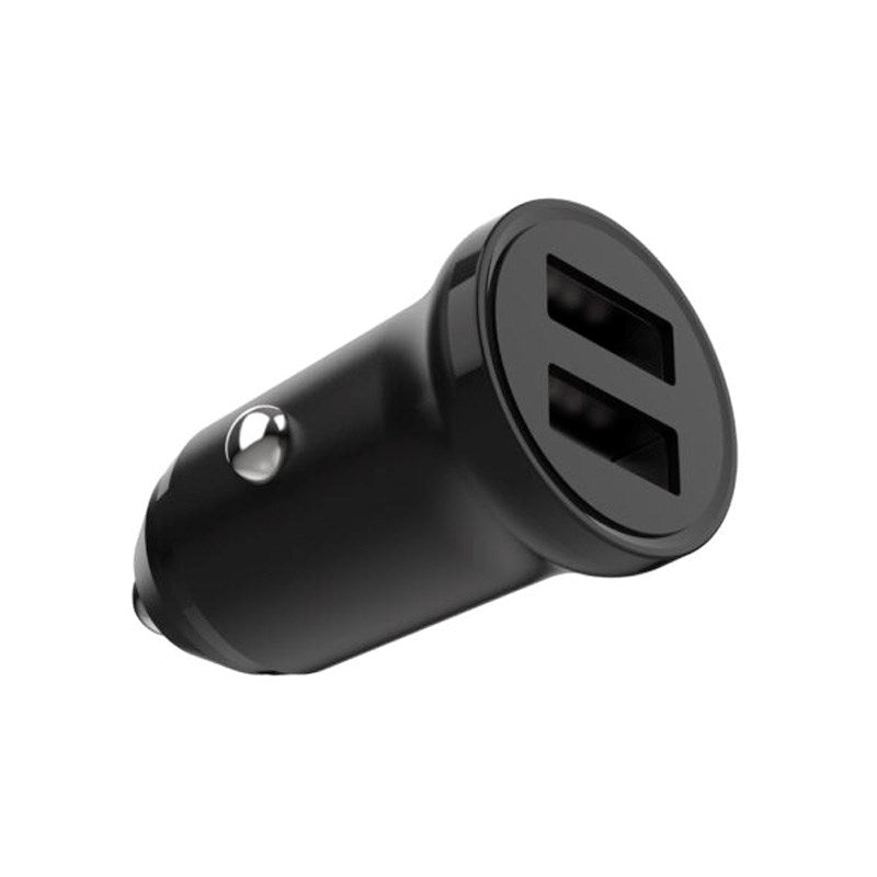 Fixed Mini Car Charger 2x USB-A 15W - Black