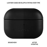 Fixed AirPods Pro (2. gen) Genuine Leather Case - Black