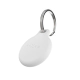 Fixed Silky Silicone Case for Apple AirTag - White