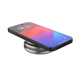 Fixed MagFlex Round Foldable 3-in-1 Wireless Charger - Phone / Headphones / Smartwatch - MagSafe Compatible - Titanium