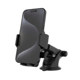 Fixed Iconiq XXL (Max. Mobile Width: 5.3 - 8.3 cm) Dashboard / Windshield Phone Holder - Black