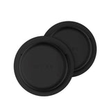 Fixed Silicone Sticker Case for Apple AirTag - 2 pcs - Black
