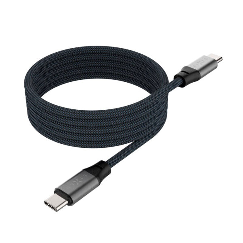 Fixed Magnetic USB-C to USB-C Cable 240W - 2m - Black