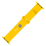 Apple Watch (42 / 44 / SE / 45 / 46 / 49mm) Fixed Sporty Silicone Strap Set - Yellow