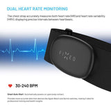 Fixed Heart Rate Monitor with Chest Strap (HR & HRV) - Black