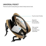 Fixed Waterproof Case for Mobile (Max. Dimensions: 95 x 186 mm) - Beige / Transparent