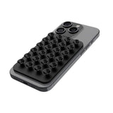 Fixed MagMate Phone Holder - Silicone Suction Cup - MagSafe Compatible - Black