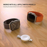 Fixed 5W Apple Watch Wireless Charger with USB-C - White