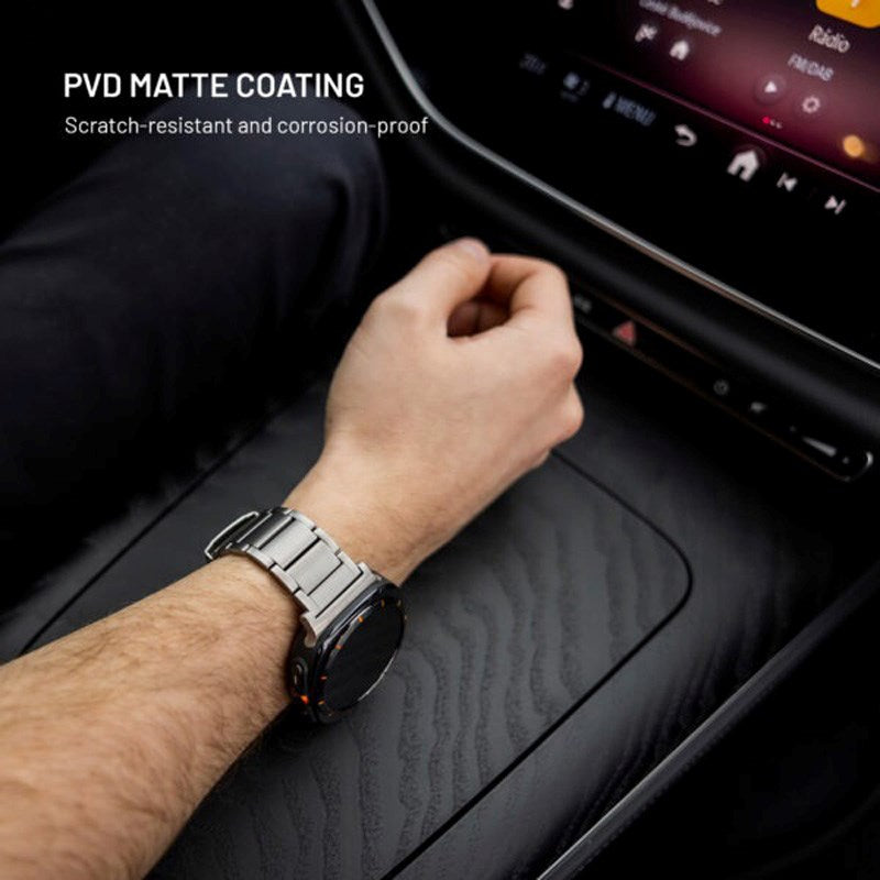 Fixed Universal Garmin 22mm QuickFit Titanium Strap - Grey