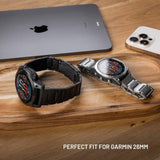 Fixed Universal Garmin 26mm QuickFit Titanium Strap - Grey