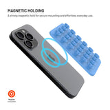 Fixed MagMate Phone Holder - Silicone Suction Cup - MagSafe Compatible - Blue