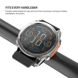 Fixed Mounting Kit for Garmin Smartwatch (22mm) / Garmin Edge Bike Computer for Bicycle - Black