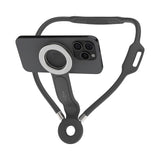 Fixed Flexible Mobile Holder for Neck - MagSafe Compatible - Grey