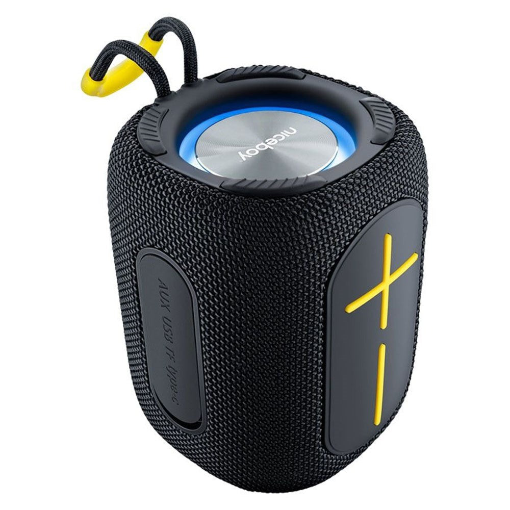 Niceboy RAZE Supersonic 16W Bluetooth Speaker with FM Radio & Light Effects - Black