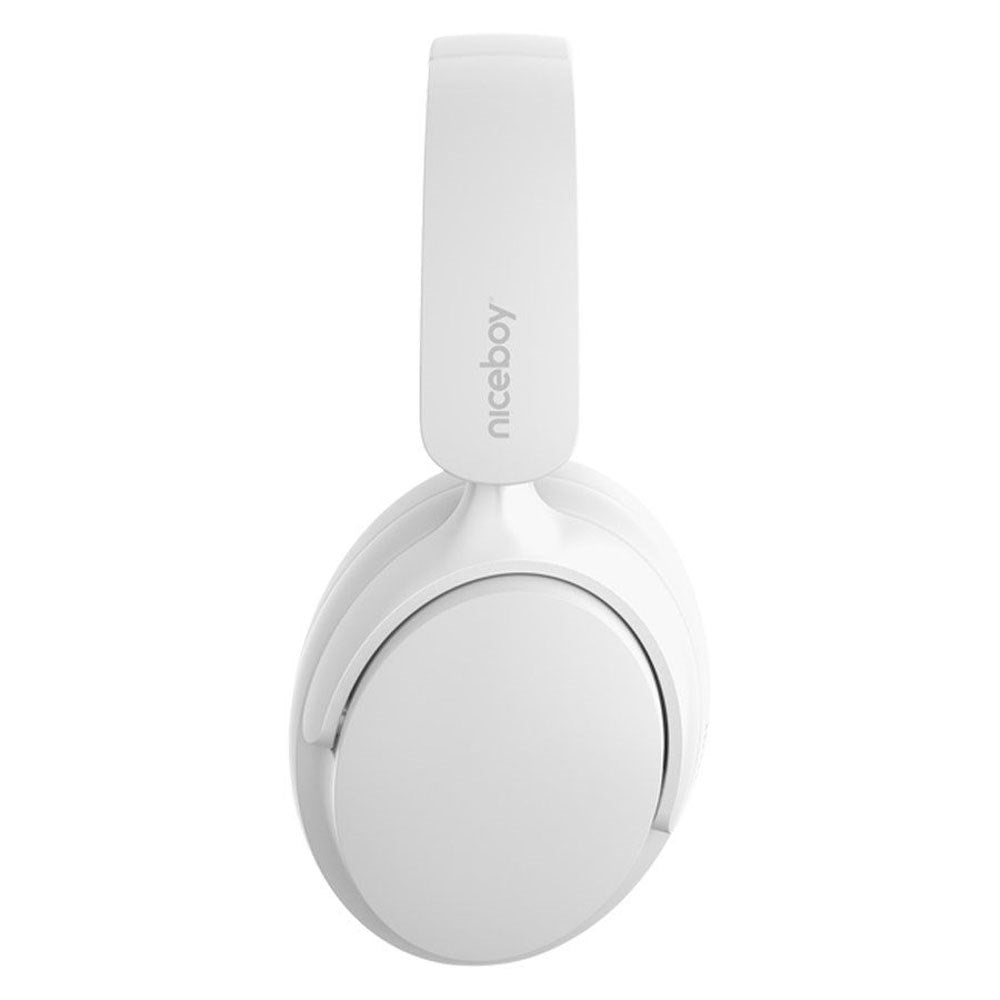 Niceboy Stellar ANC Wireless Over-Ear Headphones - White