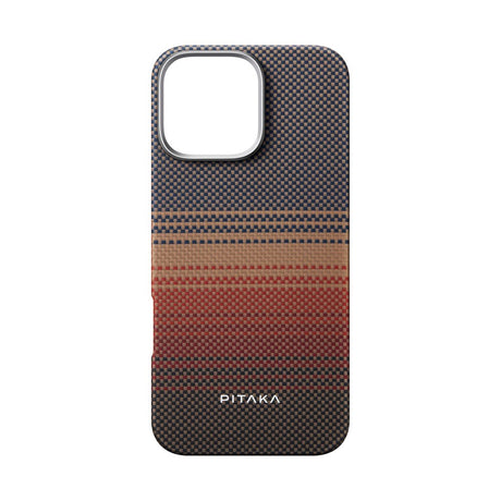 iPhone 16 Pro PITAKA Tactile Woven Case - MagSafe Compatible - Sunset
