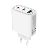 Mobile Origin GaN 40W Wall Charger with USB-A + 2 USB-C Ports - White