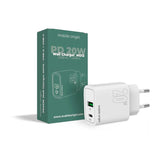 Mobile Origin MO12 20W Wall Charger with 1x USB-A & 1x USB-C - White