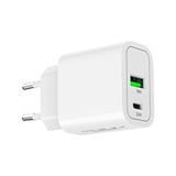 Mobile Origin MO12 20W Wall Charger with 1x USB-A & 1x USB-C - White