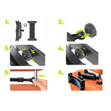 Mobile Origin MO7 Adjustable Tablet Holder for Car - Black