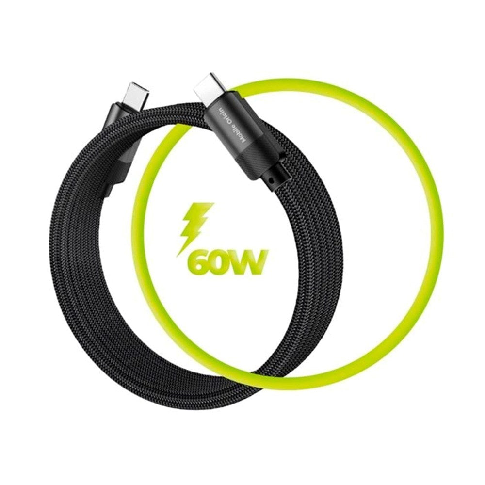 Mobile Origin Magnetic USB-C to USB-C Cable - 1m - Black