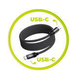 Mobile Origin Magnetic USB-C to USB-C Cable - 1m - Black