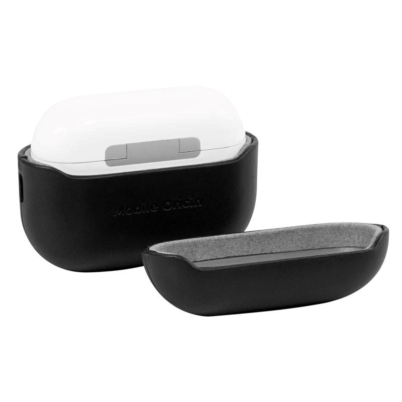 Mobile Origin Apple AirPods Pro (2. Gen.) Genuine Leather Cover - Black