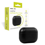 Mobile Origin Apple AirPods Pro (2. Gen.) Genuine Leather Cover - Black