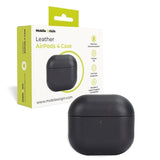 Mobile Origin Apple AirPods (4. Gen.) Genuine Leather Cover - Black