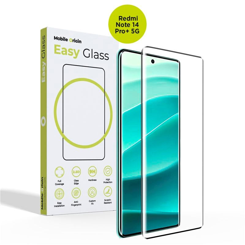 Xiaomi Redmi Note 14 Pro+ Mobile Origin EasyGlass Screen Protector Glass - Transparent