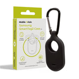Mobile Origin Samsung Galaxy SmartTag2 Silicone Case with Carabiner - Black