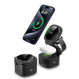 Mobile Origin Foldable Qi2 5-in-1 Wireless Charger - 65W - Black