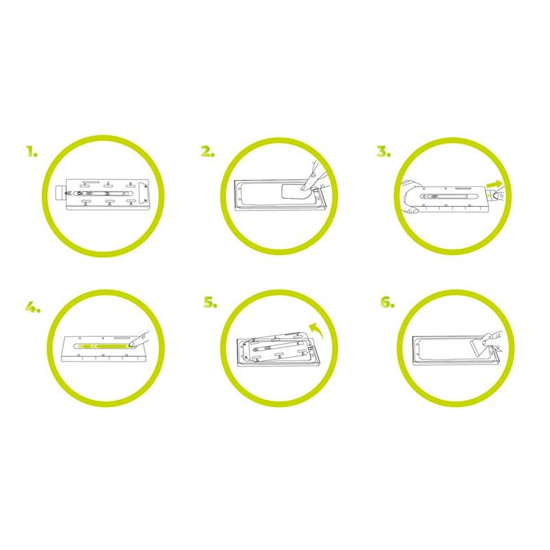 iPhone 17 Pro Mobile Origin Screen Guard Screen Protector with Mounting Box - 2 pcs. - Transparent / Black Edge