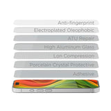 iPhone 17 Mobile Origin Protective Glass incl. Mounting box - Case Friendly - 2 pcs. - Transparent