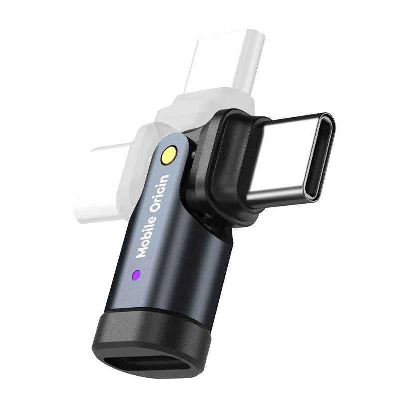 Mobile Origin 240W USB-C Rotating Adapter - Grey