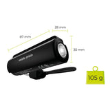 Mobile Origin 5000 mAh PowerBank with Flashlight & USB-C Cable - Black