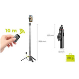 Mobile Origin 2-in-1 Magnetic Tripod Selfie Stick – MagSafe Compatible – Black