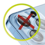 iPhone Air Mobile Origin Tempered Glass Camera Lens Protection - Transparent / Black Edge