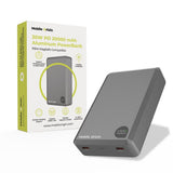 Mobile Origin 30W 20,000mAh Powerbank with USB-C & Wireless Charging - MagSafe Compatible - Gray