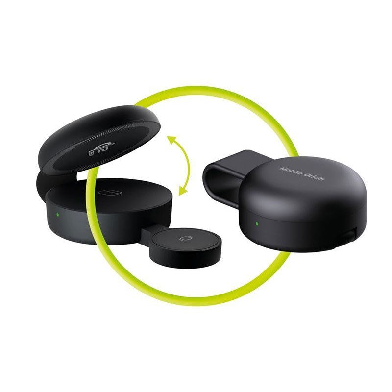 Mobile Origin 3-in-1 Foldable Wireless Qi2 Charger for Smartphone / Apple Watch / Headphones - 25W - Black