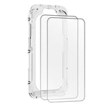 iPhone 16 / 15 Mobile Origin EasyGlass Screen Protector Glass - 2 pcs. - Transparent