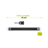 Mobile Origin 240W USB-C to USB-C Keychain Cable - 13cm - Black