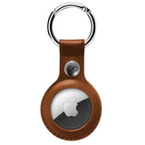 Epico Eco Leather Case for AirTag w. Key Ring - Brown