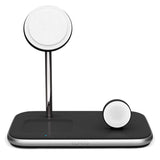 Epico 3-in-1 15W Wireless Charger - MagSafe Compatible - White / Black