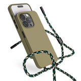 Epico iPhone 14 Pro Silicone Necklace Case - Green