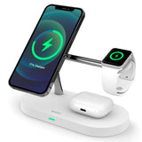 Spello 3-in-1 Magnetic Wireless Charger 15W - MagSafe Compatible - White