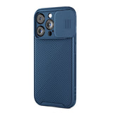 Spello iPhone 15 Pro Durable Magnetic Case w. Cam Slider - MagSafe Compatible - Blue