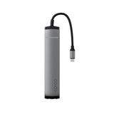 Epico 6-in-1 USB-C Adapter – Slim Design with 8K Resolution - Space Grey